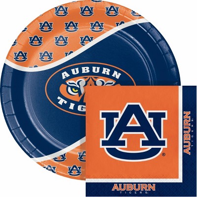 Auburn University 9" Paper Party Plate and Napkins Kit 16ct
