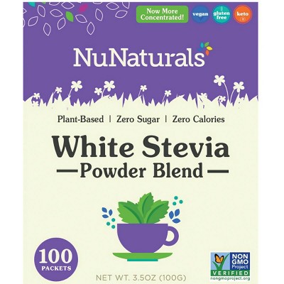 NuNaturals NuStevia White Stevia Powder