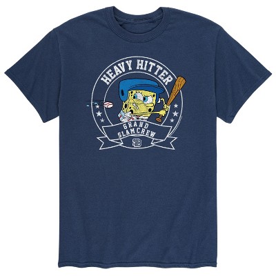 Men's - SpongeBob SquarePants - Heavy Hitter Grand Slam Crew Short Sleeve Graphic T-Shirt