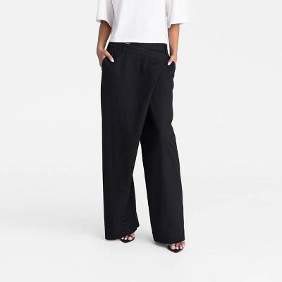 KBB by KAHLANA Women's Mid-Rise Straight Leg 'The Classic Trouser' - Black