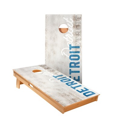 Skips Garage Detroit Vintage Gameday Cornhole Boards - ACA Star Series