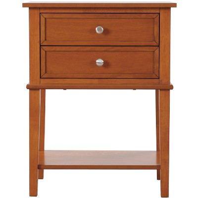 Passion Furniture Newton 2-Drawer Nightstand (28 in. H x 22 in. W x 16 in. D)