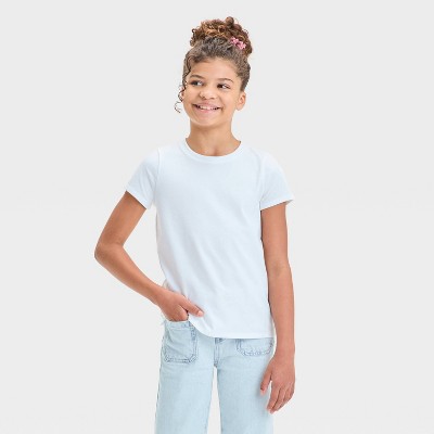 Girls' Short Sleeve Solid T-Shirt - Cat & Jack™