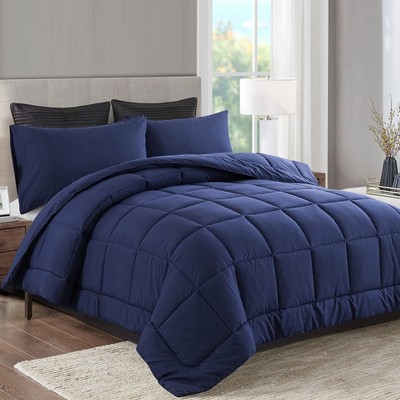 BAGOKIE 2/3 Pieces Bedding Set Down Alternative Comforter with Pillowcase