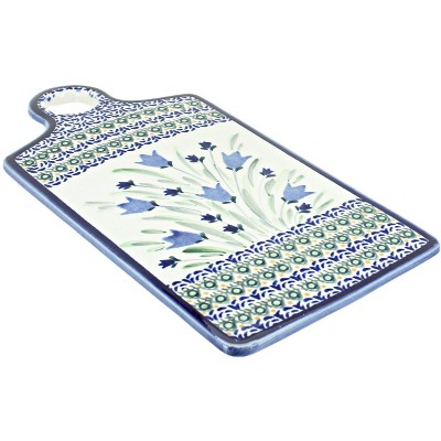 Blue Rose Polish Pottery 1064 Zaklady Cutting Board
