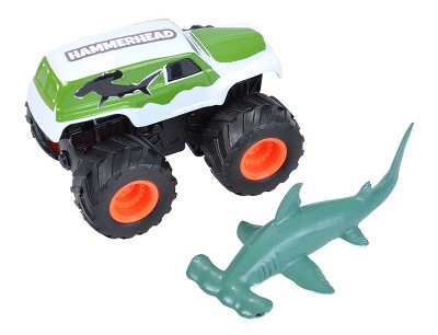 Wild Republic Adventure Mini Truck Hammerhead Shark Figurines, 2 Pieces