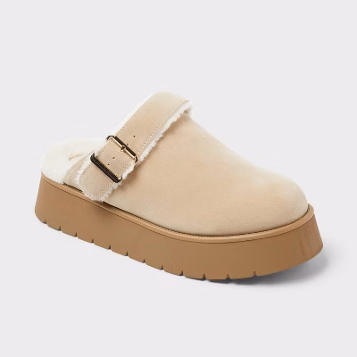 Women's Freda Platform Convertible Clog Slippers - Wild Fable™