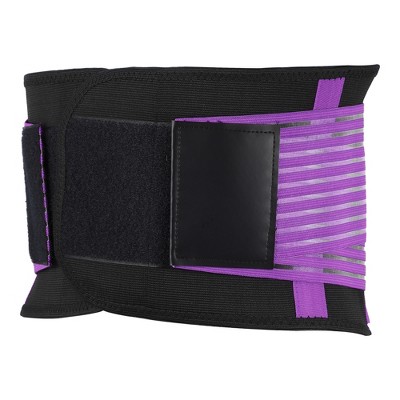 Unique Bargains Breathable Back Lumbar Adjustable Support Belt 1 Pc