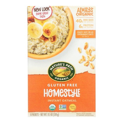 Nature's Path - Organic - Hot Oatmeal - Homestyle - Case of 6 - 11.3 oz