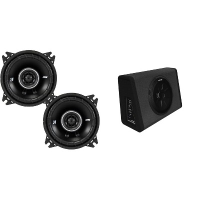 Kicker 11PT250 Powered Enclosure & 43DSC404 4" Bundle
