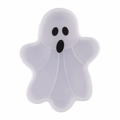 Cook With Color Figural Ghost Halloween Snackle Box Food Storage Container
