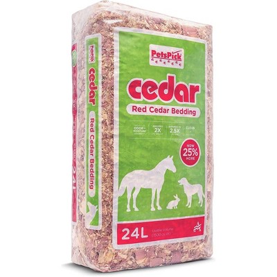 PetsPick Red Cedar Pet Bedding for Dogs, Horses, Small Animals