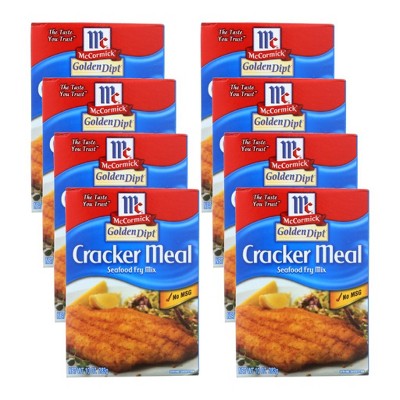McCormick Golden Dipt Cracker Meal Seafood Fry Mix - Case of 8/10 oz