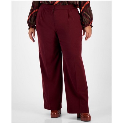 bar III Womens Bi Stretch Casual Wide Leg Pants
