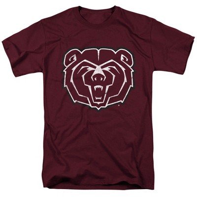Men's Missouri State University Official Distressed Primary Logo T-Shirt Maroon