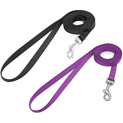 rabbitgoo 2 Pack Cat Leashes  Long Nylon Pet Leash, ntrol Outside Cat Leash with 360 Degree Swivel Clip for Kittens