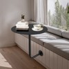 YIYIBYUS L-Type Coffee Table Wall Mounted Bar Table, Bar Height Pub Table - 2 of 4