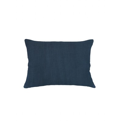 So Soft Linen Navy Blue Pillow 14x20