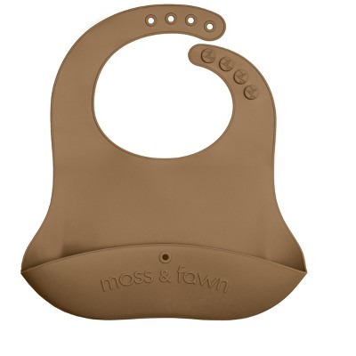 Moss and Fawn Gather & Roll Bib