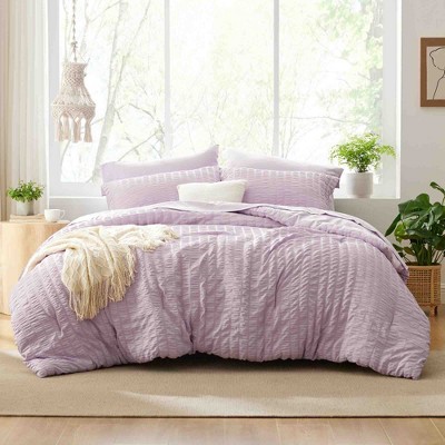 BAGOKIE 5/7 Pieces Seersucker Bed in a Bag Comforter Set