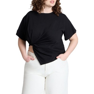 ELOQUII Twist-Tie Tee