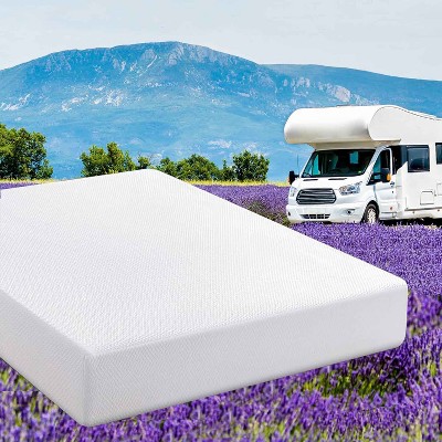 Vipbear RV Mattress, Tencel Cover, Premier Cooling Green Tea/Gel Medium Firm Mattress in a Box, Back Supportive,Made in USA