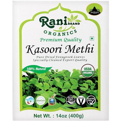 Rani Brand Authentic Indian Foods | Fenugreek Leaves Dried (Kasoori Methi)