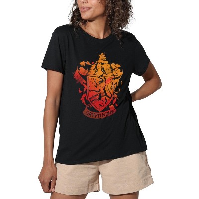 Harry Potter Gryffindor Stencil Women's Loose T-Shirt