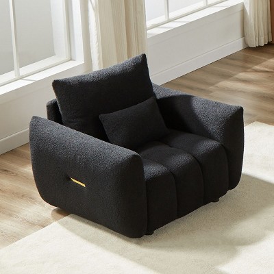 Cloud Couches, Teddy Sofa With Pillow,Modern Luxury Sofas For Living Room,Bedroom,Apartment And Office-Cuddlewood
