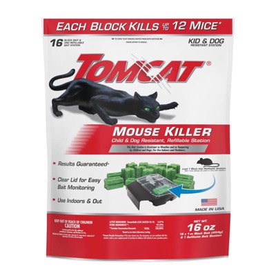 Tomcat Bait Station Blocks For Mice 1 pk (Case of 4)