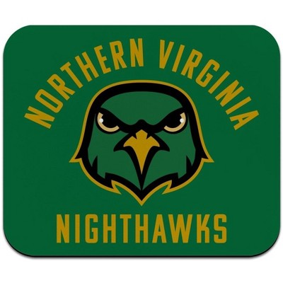 Northern Virginia Community College Nighthawks Logo Low Profile Thin Mouse Pad