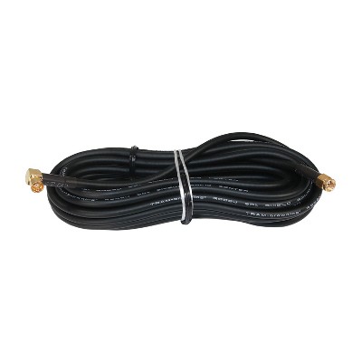 Sirius XM Replacement Satellite Radio Antenna Cable for Tram® 7754, 7759, and Browning® BR-TRUCKER Antennas in Black