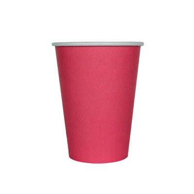 Jollity & Co. - Shade 12 oz. Cups in Watermelon - Pack of 8 Paper Cups