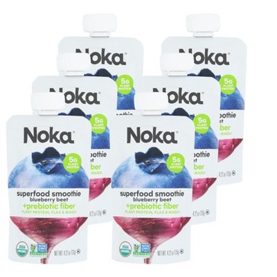Noka Organic Superfood Smoothie Blueberry Beet - Case of 6/4.22 oz