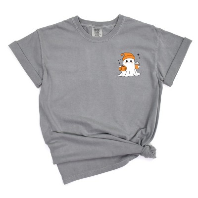Simply Sage Market Ghost Pumpkin Spice Sparkle Garment Dyed Tee