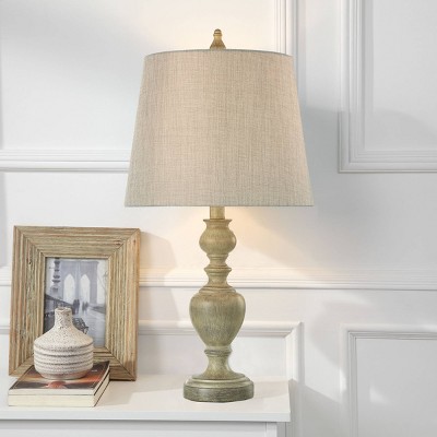 Distressed Carol Table Lamp Gray - StyleCraft