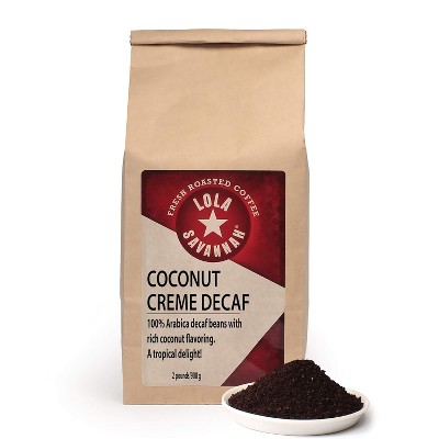 Lola Savannah Coconut Crème Ground Decaf Coffee - 32oz