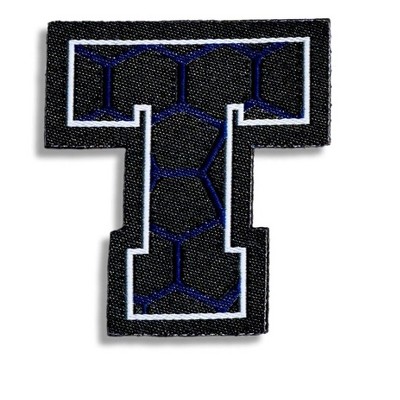 Rabble Customizable Velcro Alphabet Patch - T