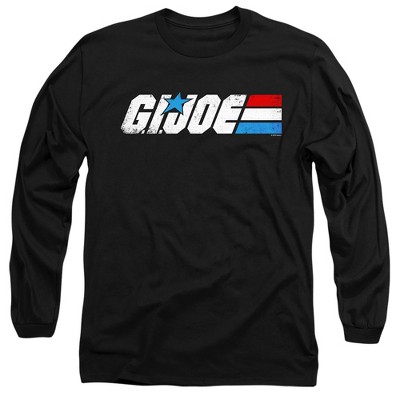 Men’s G.I. Joe Distressed Logo Long Sleeve T-Shirt
