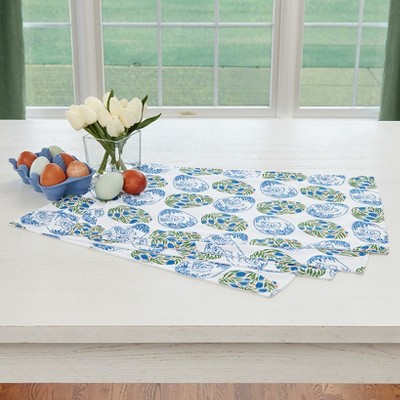The Lakeside Collection Easter Egg Set of 4 Placemats or Runner - Runner