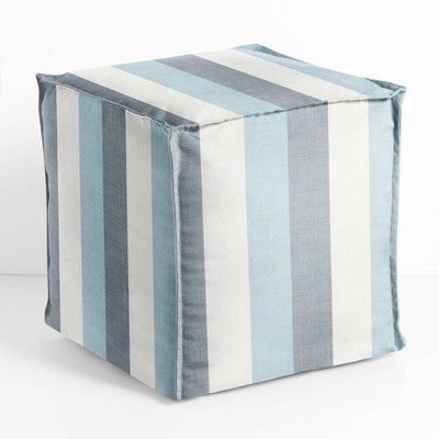Sorra Home Subrella Bean Fabric Outdoor Patio Pouf