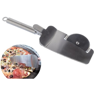 5 Star Super Deals Pizza Cutter Wheel w/ Stainless Steel Slicer Blade & Pizza Serving Spatula -  All-in-One Pizza Slicer