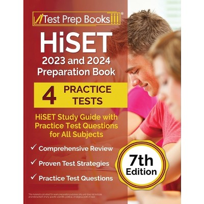 HiSET 2023 and 2024 Preparation Book - by  Joshua Rueda (Paperback)