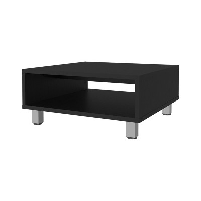 NicBex 23.6 Inch Square Coffee Table with Open Storage Shelf for Living Room,Bedroom