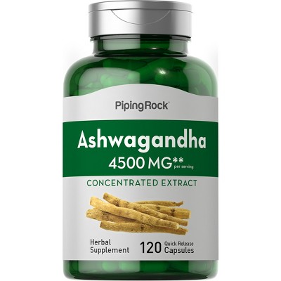 Piping Rock Ashwagandha 4500 mg | 120 Capsules