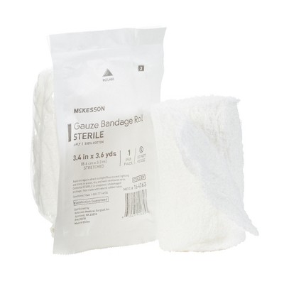 McKesson Gauze Bandage Rolls, 6-Ply Fluff Bandage