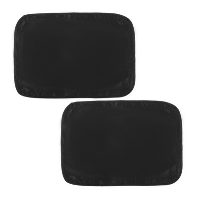 Unique Bargains Window Shades Cover Sun Shade Screen for Travel Trailer RV Black 23.23"x16.14"