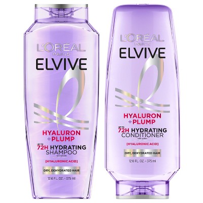 L'Oreal Paris Elvive Hyaluron Plump Shampoo & Conditioner Set - 25.2 fl oz