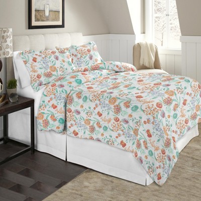 Pointehaven 190 GSM 100% Soft Cotton Ultra Heavy Weight Flannel Printed or Solid Oversized Duvet Set
