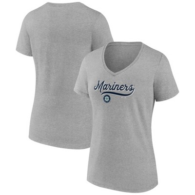 MLB Seattle Mariners Women's V-Neck Core T-Shirt
